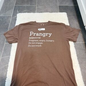 Prangry Funny Graphic Tee Large Comfort Colors
